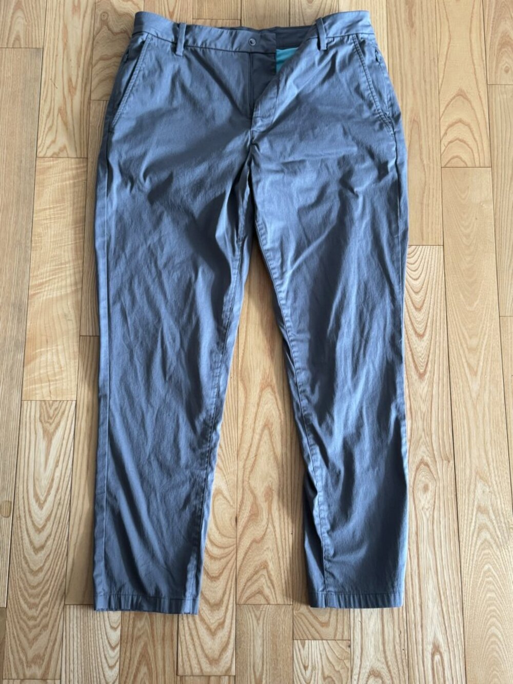 Birddogs Boom Boomstick Lined Chino Pants Mens 32x28 Gray Stretch Golf